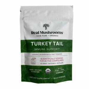 real mushrooms turkey tail mushroom powder